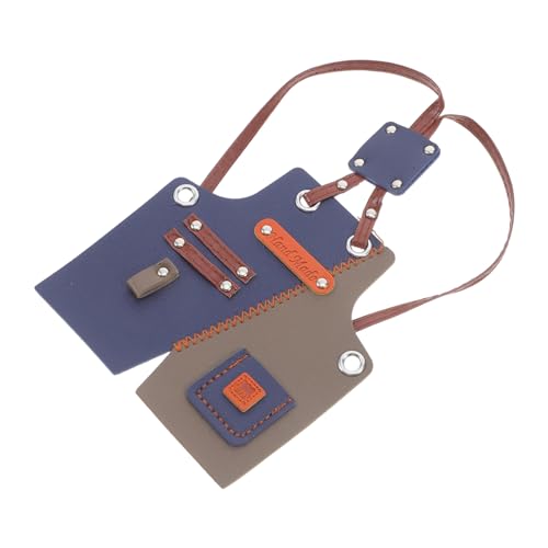 Didiseaon Mini-Patchwork-schürze Aus Pu Für Puppen: Mini-schürze Für Puppenhäuser Zum Fotografieren – Verleiht Miniatur-werkstattszenen Einen Realistischen Touch. von Didiseaon