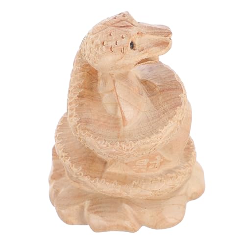Didiseaon Mini Schlangenfigur aus Holz Realistische Snake Statue für Jahr der Schlange Kunsthandwerk Deko für Garten und Zuhause als für Pflanzenverschönerung Didiseaon Mini Schlangenfigur aus Holz Realistische Snake Statue für Jahr der Schlange Kunsthandwerk Deko für Garten und Zuhause als für Pflanzenverschönerung von Didiseaon