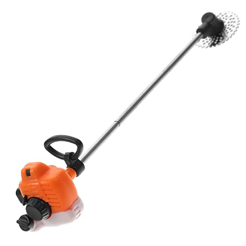 Didiseaon Mini -rasenmähermodell -rasenmäher Klein Winzig Mini-rasenmäher Miniatur Gras Rasenmäher Mini-mäher Puppenhaus-rasenmäher Orange PVC von Didiseaon