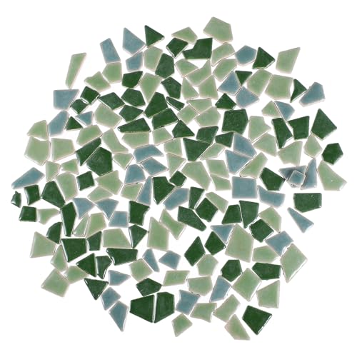 Didiseaon Mosaik Dekorative Steine 200g Keramische Mosaik Fliesen Kacheln Kristallmosaikfliesen für DIY Küche, Heimdekoration (Mix Colour Series) von Didiseaon