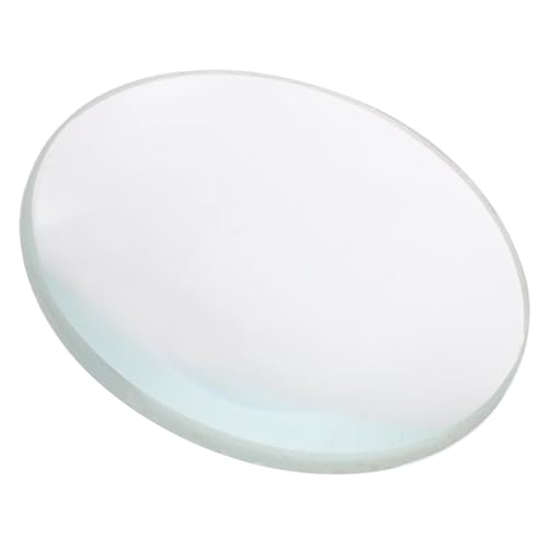 Didiseaon Optische Linse bikonvexe Linse Instrument Wissenschaftlich Doppelkonvexlinsen Poliert konvexes Glas Brillen mit konvexen Gläsern Konvexe Glaslinse Lupe Glaslinsen von Didiseaon