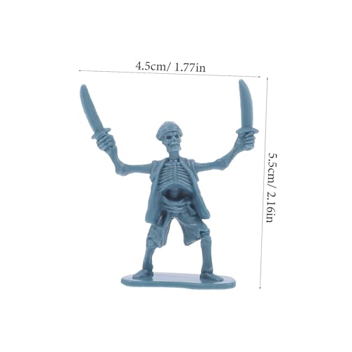 Didiseaon Piraten Soldaten Set Mini Piraten Figuren Kunststoff Zubehör für Jungen Abenteuer Rollenspiele Sicherheitsmaterialien Kreative Fantasie von Didiseaon