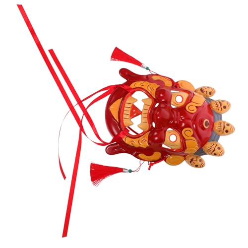 Didiseaon Rollenspielmaske Traditionelle Opernmaske Asiatische Opernmasken Handgeschnitzte Opernmaske Chinesische Cosplay Maske Traditionelle Tibetische Bemalte von Didiseaon