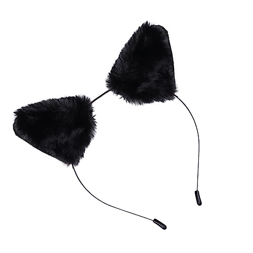 Didiseaon Schwarzer Haarreifen Flauschiges Kopfschmuck für Karneval Kostümparty Fasching Leicht Elastisch Verblassend für Damen Metall Haarband Didiseaon Schwarzer Haarreifen Flauschiges Kopfschmuck für Karneval Kostümparty Fasching Leicht Elastisch Verblassend für Damen Metall Haarband von Didiseaon