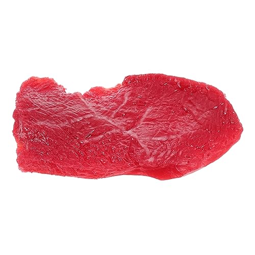 Didiseaon Steakmodell Künstliches Steak Gefälschtes Essen Künstliches Rindfleischdekor Künstliches Rindfleischmodell Falsches Fleisch Faux-Fleisch-Modell Fake-Prop-Steak Harz von Didiseaon