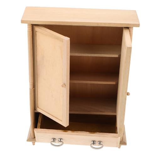 Didiseaon Vintage für Puppenhaus Unvollendetes DIY Möbelstück für Kreative Gestaltung Robustes Design Beige für Sammler und Bastler von Didiseaon