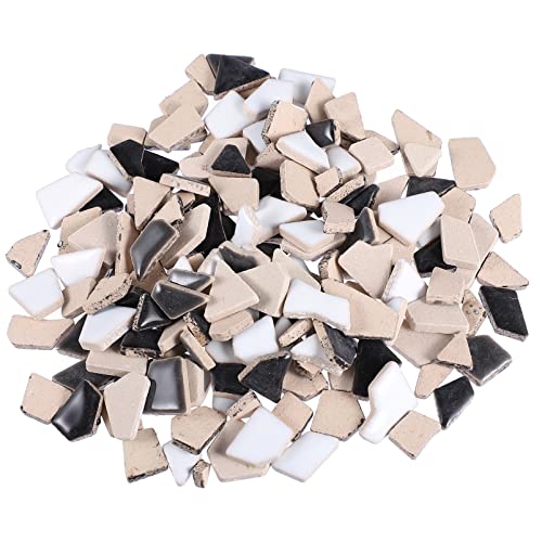 Didiseaon keramisches Mosaik Mosaikvasenfüller mosaiksteine DIY Untersetzer Fliese Mosaikstein selber Machen glasiertes mosaik selber Machen irregulär Suite Mosaikfragmente Keramik von Didiseaon