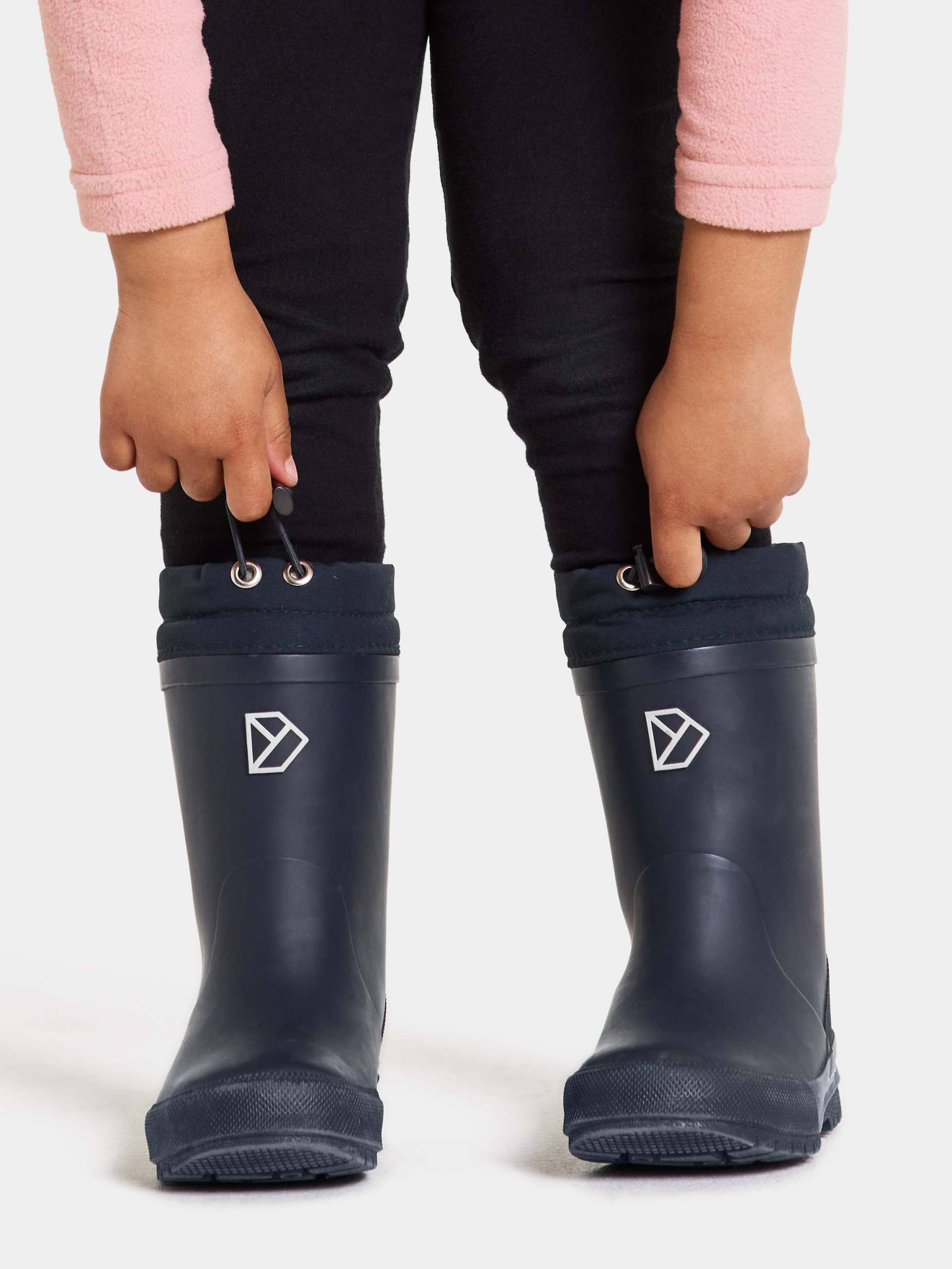 Didriksons Slush Gefütterte Gummistiefel, Navy, 30, Kindergummistiefel, Kinderstiefel, Gummistiefel kinder, Kids von Didriksons