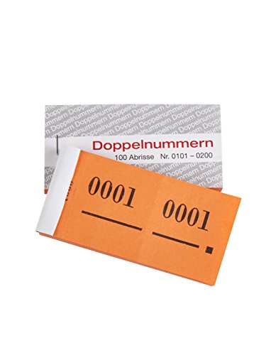 Deiters Doppelnummern 1-1000 orange Deiters Doppelnummern 1-1000 orange von Die Ideenwelt