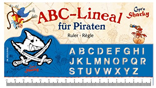 DIE SPIEGELBURG 12548 ABC-Lineal Capt'n Sharky von Die Spiegelburg