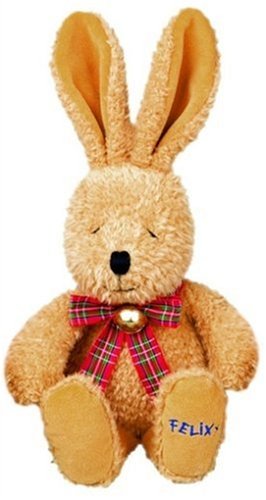 Die Spiegelburg - Plüsch-Felix - ockerfarben (ca. 31 cm) - 5346, Kuscheltier Hase mit Glöckchen, Plüschtier zu der Briefe von Felix Buchreihe, Geschenk für Kinder von Die Spiegelburg