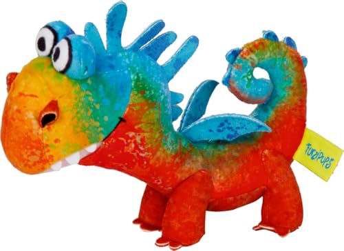 Die Spiegelburg Coppenrath Verlag KG - Plüsch Furzipups 18cm - 21442, Kuscheltier Drache für Jungen und Mädchen, Furzipups der Knatterdrache, Plüschtier Drache von Die Spiegelburg