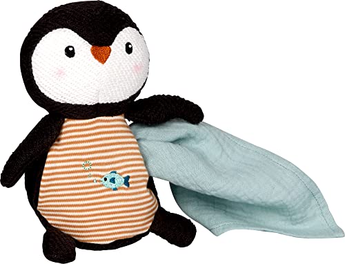 Die Spiegelburg - Kuscheltier mit Schnuffeltuch Pinguin, Little Wonder, 17835 von Die Spiegelburg