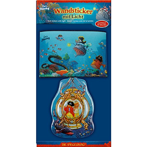 Spiegelburg 13732 Wandsticker mit Licht Capt'n Sharky von Die Spiegelburg