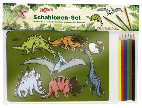 Spiegelburg 21178 Schablonen-Set T-Rex World von Die Spiegelburg