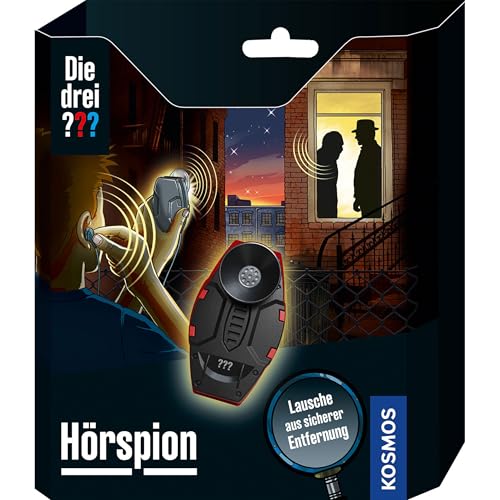 Die drei ??? Hörspion von KOSMOS 632496, Detektiv Gadget, Detektiv-Spielzeug, Agenten-Ausrüstung für Kinder ab 8 Jahre, Die drei Fragezeichen Spielzeug, Detektiv Ausrüstung, Detektivset Die drei ??? Hörspion von KOSMOS 632496, Detektiv Gadget, Detektiv-Spielzeug, Agenten-Ausrüstung für Kinder ab 8 Jahre, Die drei Fragezeichen Spielzeug, Detektiv Ausrüstung, Detektivset von Die drei