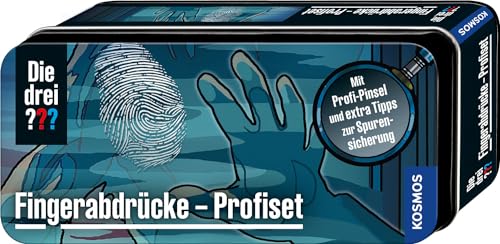 Die drei ??? Fingerabdrücke-Profiset von KOSMOS, mit Profi-Pinsel und 2 Fingerabdruck-Pulvern, Detektiv Spielzeug Set für Kinder ab 8 Jahre, praktische Box für unterwegs Die drei ??? Fingerabdrücke-Profiset von KOSMOS, mit Profi-Pinsel und 2 Fingerabdruck-Pulvern, Detektiv Spielzeug Set für Kinder ab 8 Jahre, praktische Box für unterwegs von Die drei