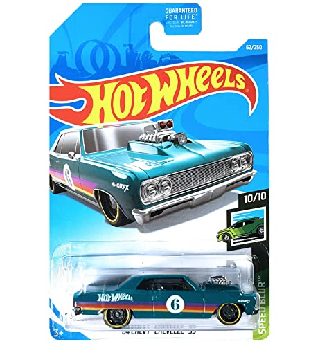 DieCast Hot Wheels '64 Chevy Chevelle SS - 2019 Speed Blur 10/10 [Blaugrün] 62/250 von DieCast
