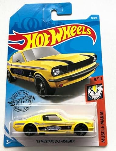 DieCast Hot Wheels '65 Mustang 2+2 Fastback - (Gelb) 72/250 Muscle Mania 8/10 von DieCast