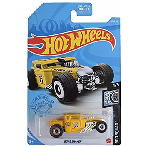 DieCast Hot Wheels Bone Shaker (Mooneyes) 161/250 Rod Squad 4/5 (Gelb) von DieCast