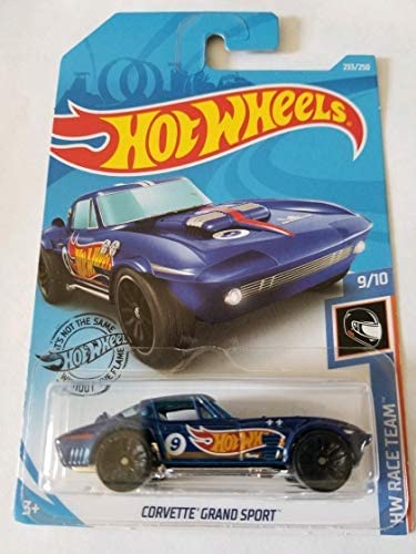 DieCast Hot Wheels Corvette Grand Sport (Blau), 233/250 HW Race Team 9/10 von DieCast