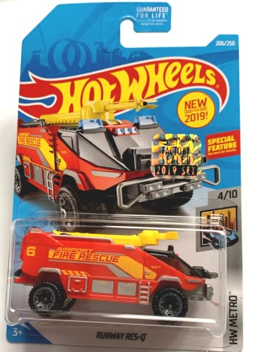 DieCast Hot Wheels Runway Res-Q (Rot) - HW Metro 4/10 (2019 Factory Sealed) von DieCast