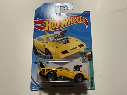 Hot Wheels Dodge Charger Daytona (Gelb), Tooned 10/10 (Schatzsuche 2020), werkseitig versiegelt von DieCast
