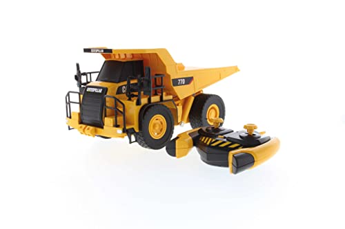 Carrera RC 1:35 CAT 950M Wheel Loader I RC Baustellenfahrzeug für Kinder & Erwachsene, Jungs & Mädchen I Offizielle CAT-Lizenz I Verstellbare Schaufel & beweglicher Arm I Fahrzeit 50 Minuten von Carrera