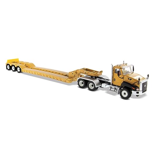 Diecast Masters 85503c - Cat CT660 Day Cab Tractor mit XL120 Trailer, Maßstab 1:50, ab 14 Jahren, in Displayfenster-Box, für Sammler geeignet von Diecast Masters