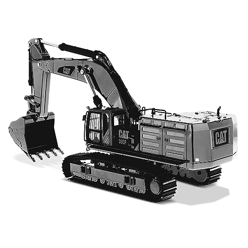 Diecast Masters 85547 - Cat 390F L Hydraulikbagger Gunmetal, Maßstab 1:50, ab 14 Jahren, in Flipbox-Karton, für Sammler geeignet von Diecast Masters