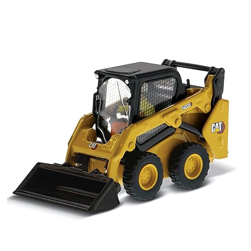 Diecast Masters 85676 - Cat 242D3 Skid Steer Loader, Maßstab 1:50, ab 14 Jahren, in Blechdose, für Sammler geeignet von Diecast Masters