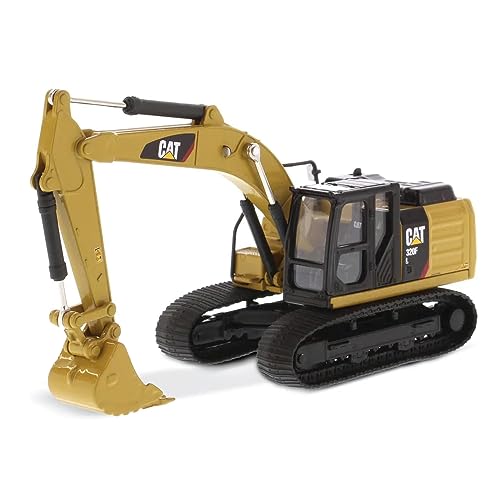 Diecast Masters 85690 - Caterpillar Kettenbagger 320F, detailgetreues CAT Baufahrzeug in Displayfenster-Box, Maßstab 1:64, ca. 14 x 5 x 8 cm, ab 8 Jahren, für Sammler und als Geschenk geeignet von Caterpillar