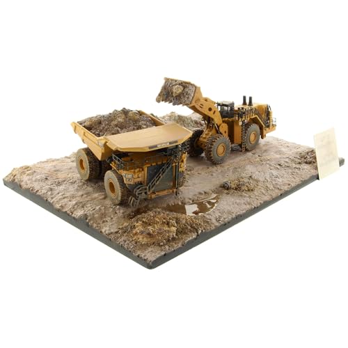 Diecast Masters 85762 - Cat 994K Radlader & 797 Bergbau Truck, gealtert, Maßstab 1:125, ab 14 Jahren, in Flipbox-Karton, für Sammler geeignet Diecast Masters 85762 - Cat 994K Radlader & 797 Bergbau Truck, gealtert, Maßstab 1:125, ab 14 Jahren, in Flipbox-Karton, für Sammler geeignet von Diecast Masters