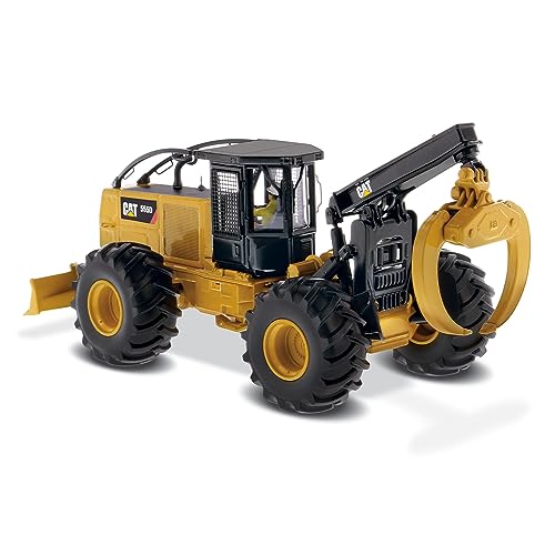 Diecast Masters 85932 - Cat 555D Skidder, Maßstab 1:50, ab 14 Jahren, in Blechdose, für Sammler geeignet von Diecast Masters