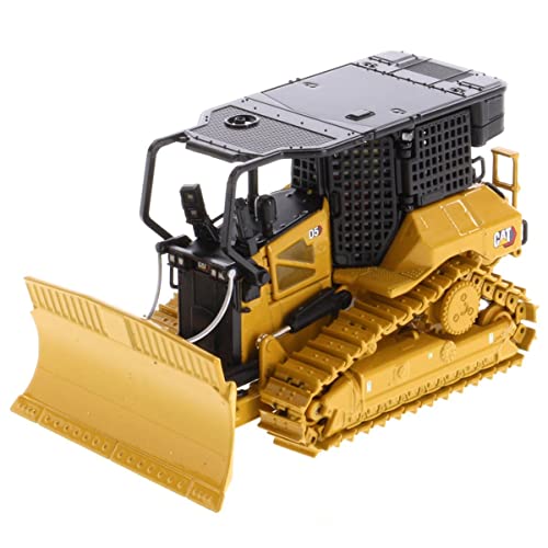 Diecast Masters 85955 - Cat D5 XR Fire Suppression Bulldozer, Maßstab 1:50, ab 14 Jahren, in Blechdose, für Sammler geeignet von Diecast Masters