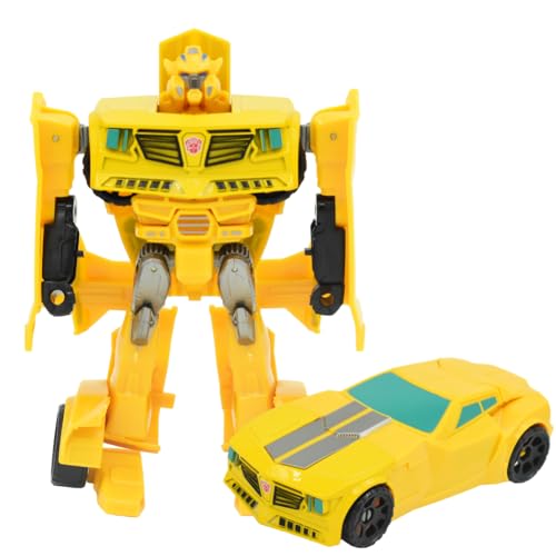 Diempi Auto Spielzeug 3 Jahre, Spielzeug Roboter Kinder Action Figure, Deformierter Autoroboter für Geschenke Spielzeug 6 + Jahre Junge Mädchen (Gelb) von Diempi