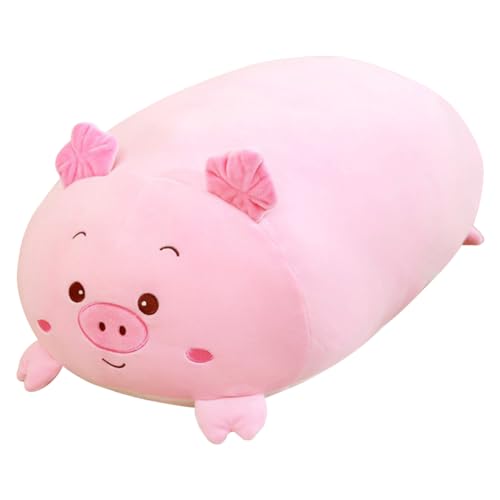 Diempi Schwein Plüschtier, Rosa Schwein, Kuscheltier Schwein, Kissen Schwein Rosa Kuscheltier,Schwein Plush Spielzeug für Jungen und Mädchen Geschenk von Diempi