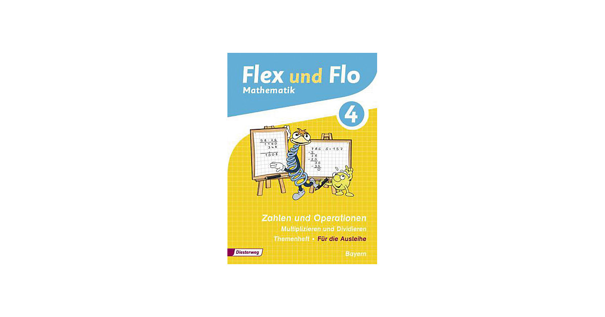 Buch - Flex & Flo, Ausgabe 2014 Bayern: 4. Jahrgangsstufe, Themenheft Zahlen & Operationen, Multiplizieren & Dividieren (Für die Ausleihe)  Kinder von Diesterweg Verlag