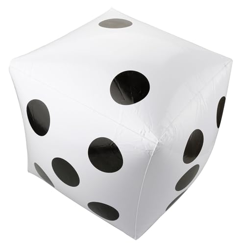 Diffaxy Aufblasbares Würfelspielzeug, 30 cm Riesenwürfel, Jumbo-Würfelballons, Aufblasbares Spielzeug, Aufblasbare Würfel 12 x 12 Zoll für Rasenspiele, Poolparty Diffaxy Aufblasbares Würfelspielzeug, 30 cm Riesenwürfel, Jumbo-Würfelballons, Aufblasbares Spielzeug, Aufblasbare Würfel 12 x 12 Zoll für Rasenspiele, Poolparty von Diffaxy