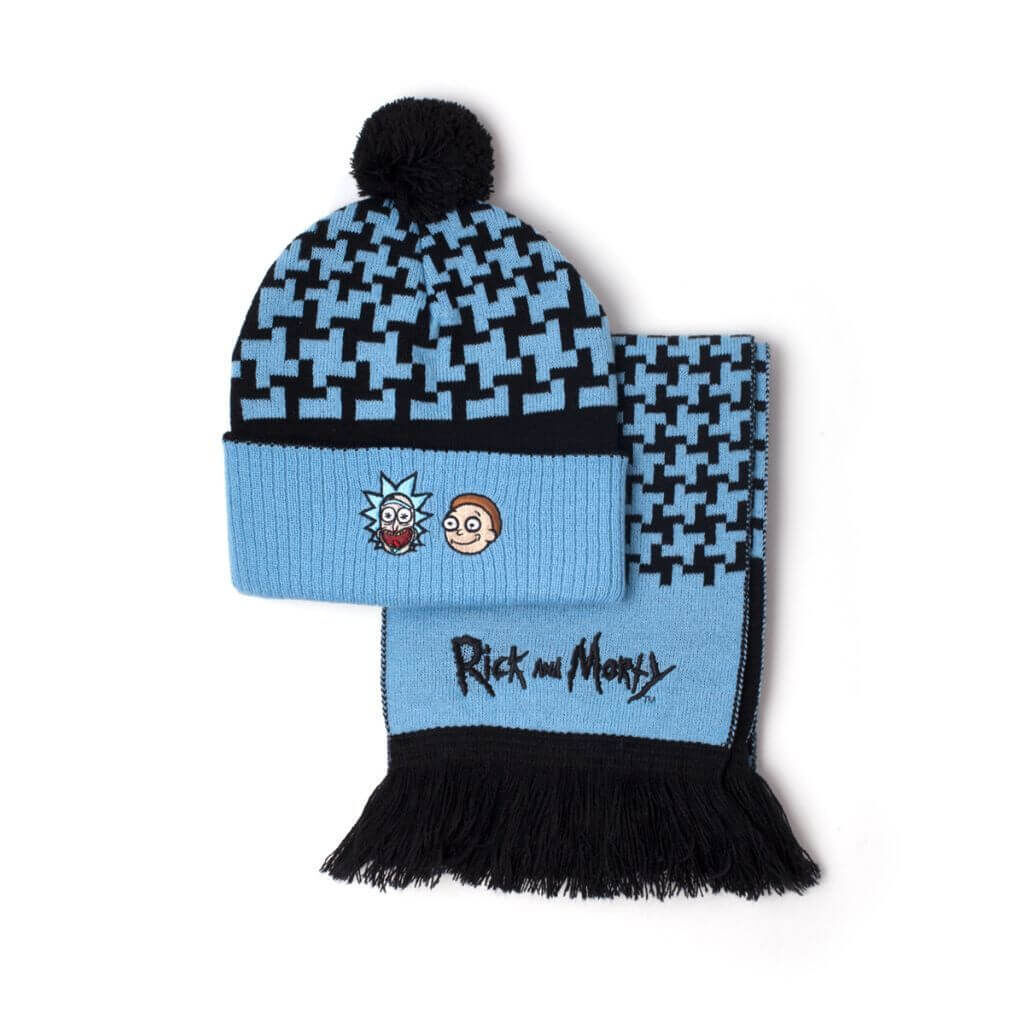 'Rick and Morty - Beanie & Scarf / Schal' von Difuzed