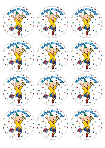 12 Muffinaufleger ca. 6 cm zum selbst ausschneiden, Cupcakes Muffinsbild Geburtstag Motiv: Caillou, Fondant 0637x 12 Muffinaufleger ca. 6 cm zum selbst ausschneiden, Cupcakes Muffinsbild Geburtstag Motiv: Caillou, Fondant 0637x von Digital-on