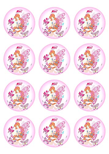 12 Muffinaufleger ca. 6 cm zum selbst ausschneiden, Cupcakes Muffinsbild Geburtstag Motiv: Winx Feen Elfen, Fondant 0532x 12 Muffinaufleger ca. 6 cm zum selbst ausschneiden, Cupcakes Muffinsbild Geburtstag Motiv: Winx Feen Elfen, Fondant 0532x von Digital-on