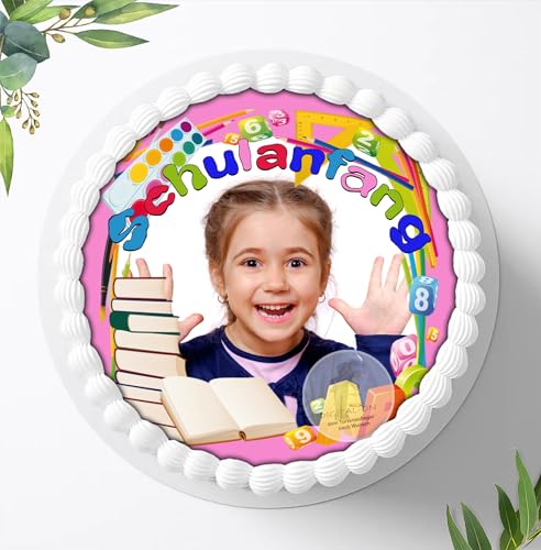 Tortenaufleger für Fototorte zum Schulanfang mit Ihrem Foto, Tortenbild Fondant Ø 20cm / 0200w Tortenaufleger für Fototorte zum Schulanfang mit Ihrem Foto, Tortenbild Fondant Ø 20cm / 0200w von Digital-on