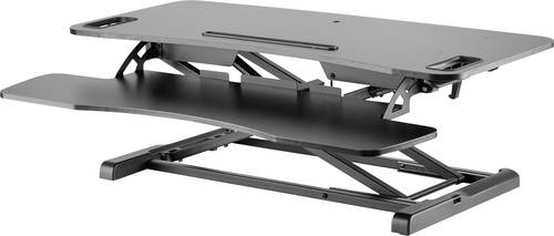 Digitus DA-90380-1 Sitz-Steh-Schreibtischaufsatz Höhen-Bereich: 100 bis 500mm Schwarz von Digitus