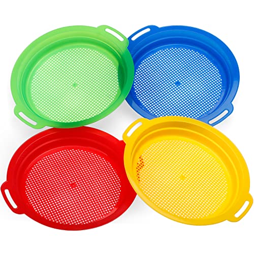 Sifter Sieb Siebe Spielzeug Kit Strand Sand Schnee Solid Sifter Sommer Strand Spiele für Kinder Kleinkinder Sandkasten, Schnee, Strand, Hinterhof, Spielzeug-Set mit wiederverwendbarem Netzbeutel Sifter Sieb Siebe Spielzeug Kit Strand Sand Schnee Solid Sifter Sommer Strand Spiele für Kinder Kleinkinder Sandkasten, Schnee, Strand, Hinterhof, Spielzeug-Set mit wiederverwendbarem Netzbeutel von Dilabnda