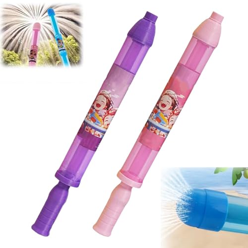 Feuerwerk Wasserpistole, Wasserspielzeug Kinder Outdoor, Feuerwerk Water Squirter, Wassersprühspielzeug Im Feuerwerksstil, für Baden, Pool, Party-Unterhaltung (2pcs C) von Dilaminaqi
