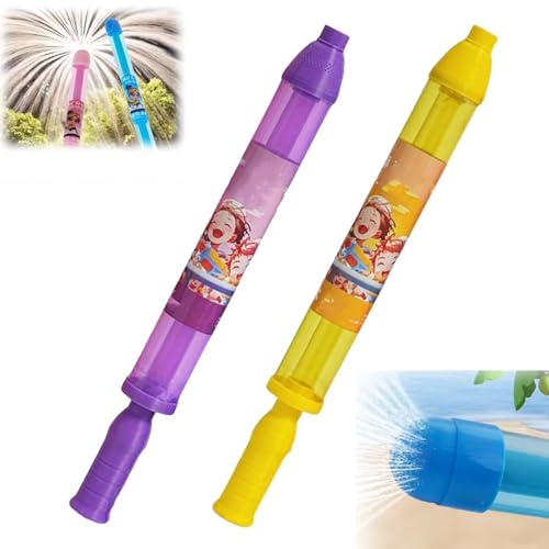Feuerwerk Wasserpistole, Wasserspielzeug Kinder Outdoor, Feuerwerk Water Squirter, Wassersprühspielzeug Im Feuerwerksstil, für Baden, Pool, Party-Unterhaltung (2pcs D) von Dilaminaqi