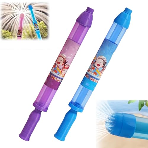 Feuerwerk Wasserpistole, Wasserspielzeug Kinder Outdoor, Feuerwerk Water Squirter, Wassersprühspielzeug Im Feuerwerksstil, für Baden, Pool, Party-Unterhaltung (2pcs E) von Dilaminaqi