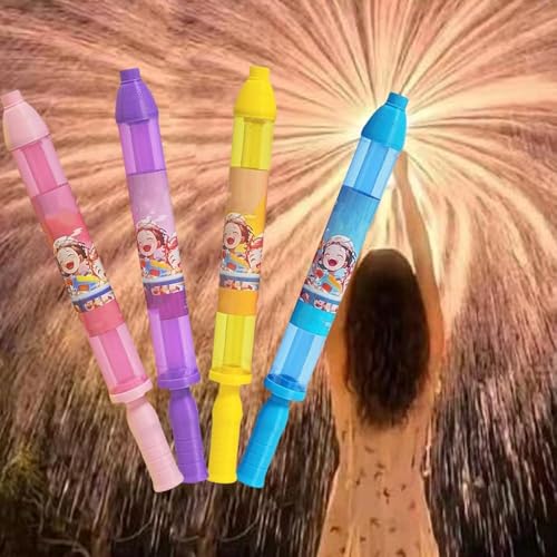 Feuerwerk Wasserpistole, Wasserspielzeug Kinder Outdoor, Feuerwerk Water Squirter, Wassersprühspielzeug Im Feuerwerksstil, für Baden, Pool, Party-Unterhaltung (4pcs A) von Dilaminaqi