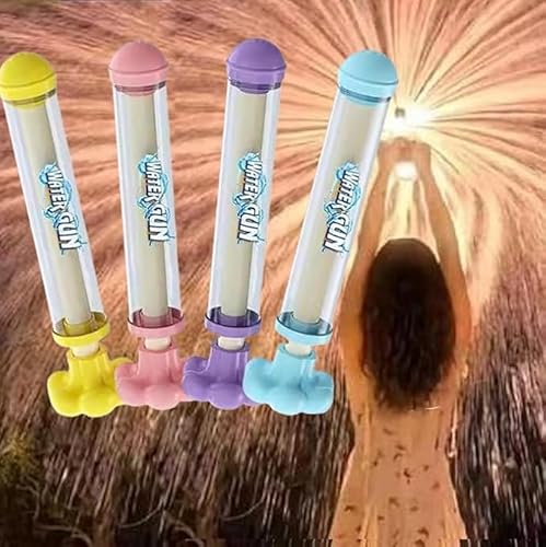 Feuerwerk Wasserpistole, Wasserspielzeug Kinder Outdoor, Feuerwerk Water Squirter, Wassersprühspielzeug Im Feuerwerksstil, für Baden, Pool, Party-Unterhaltung (4pcs B) von Dilaminaqi